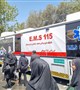 حضور و پشتیبانی تیم‌های عملیاتی ۱۱۵ شهرستان سیرجان در مراسم بزرگداشت رهبر شهید