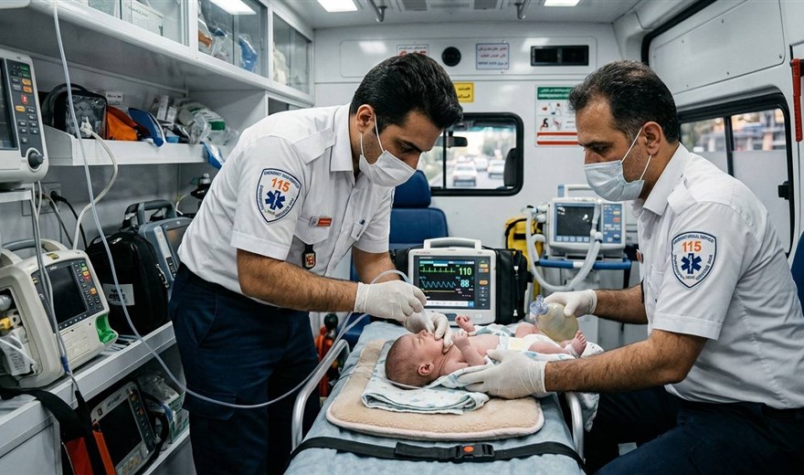 💢نجات یک زندگی در سکوت شب؛ عملیات موفق اورژانس در پایگاه شهری زیدآباد