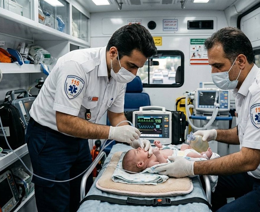 💢نجات یک زندگی در سکوت شب؛ عملیات موفق اورژانس در پایگاه شهری زیدآباد