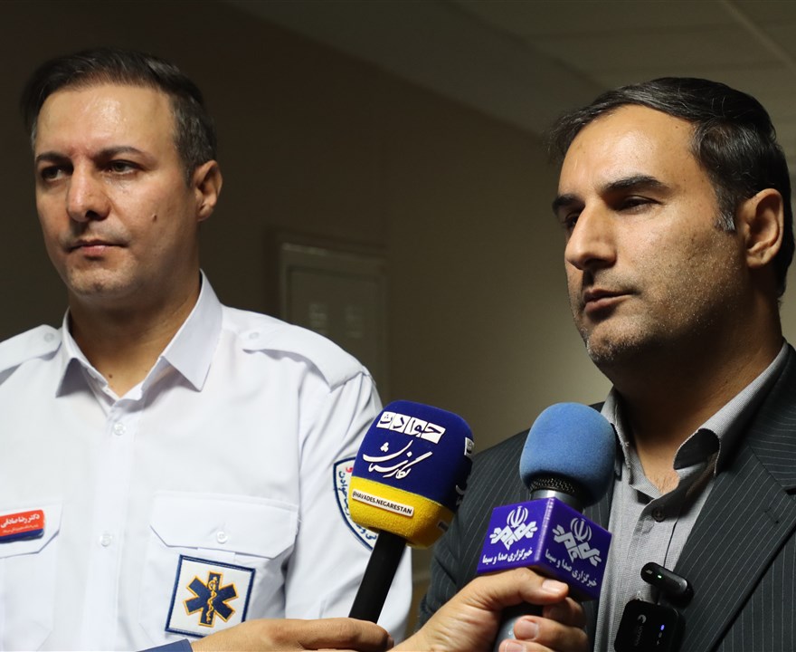 مانور تخلیه اضطراری در بیمارستان ثامن‌الحجج (ع)