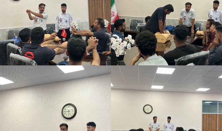 برگزاری دوره آموزشی کمک‌های اولیه و احیای قلبی‌ریوی در شرکت بارز